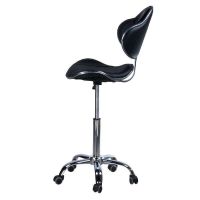 Kosmetická stolička s opěrkou BD-9933 černá